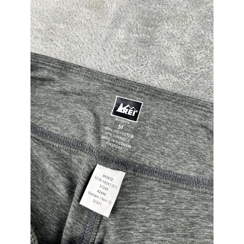 REI A-Line Pull-On Skirt Gray Stretch Knit Outdoor‎ Casual Pocket Medium - Picture 7 of 7